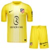 Virallinen Fanipaita + Shortsit Maalivahdin Atlético Madrid 2025-26 Keltainen - Lasten